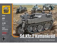 Pre-Order Build Army B0002 Kettenkrad Tracked Motorcycle (Lego Compatible Brick Model) (Due Late November 2024)